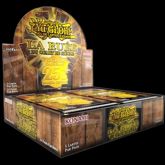 Yu-Gi-Oh! Display / Boite de 24 boosters La ruée du quart de siècle Stampede FR