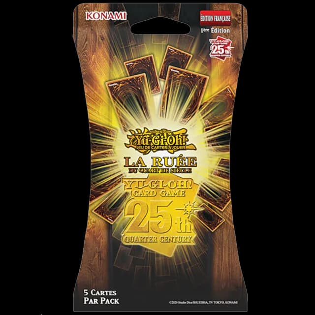 Yu-Gi-Oh! Booster sous blister La Ruée du Quart de Siècle Stampede FR
